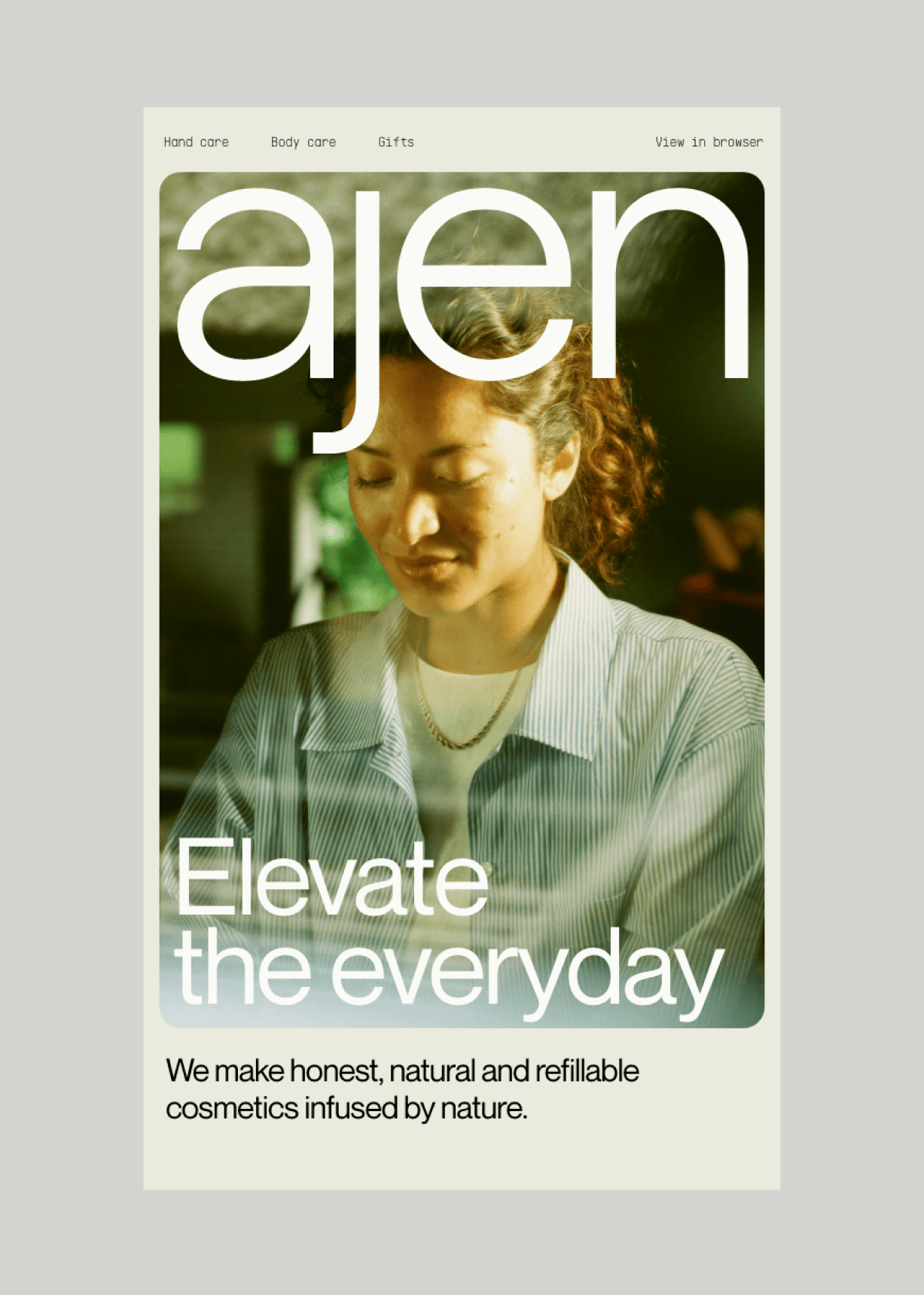 ajen-newsletter-design-elevate-the-everyday-the-phoney-club
